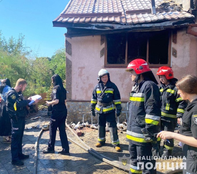 При пожаре на Львовщине погибли двое малолетних детей