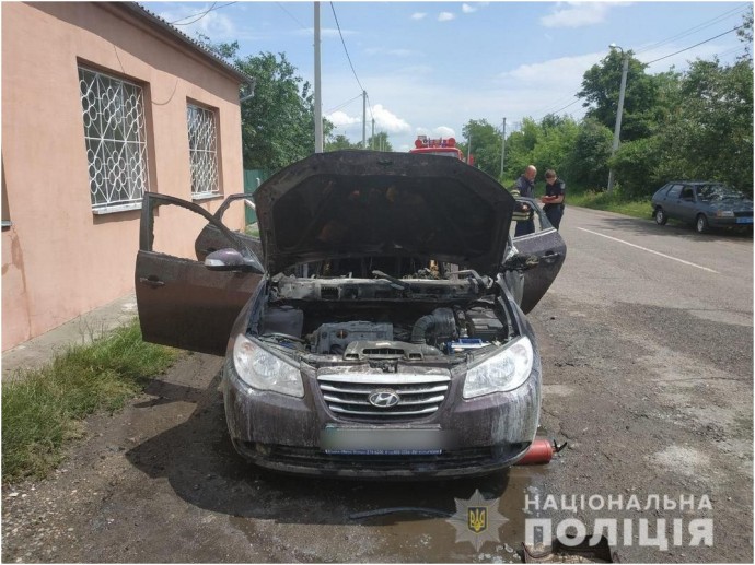 В  Фастовском районе взорвался автомобиль в салоне которого находился 3-летний ребенок