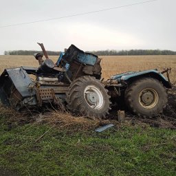 В Харьковской области трактор подорвался на боеприпасе