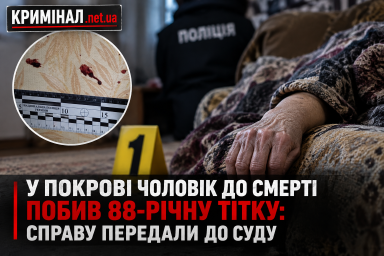 У Покрові чоловік до смерті побив 88-річну тітку: справу передали до суду