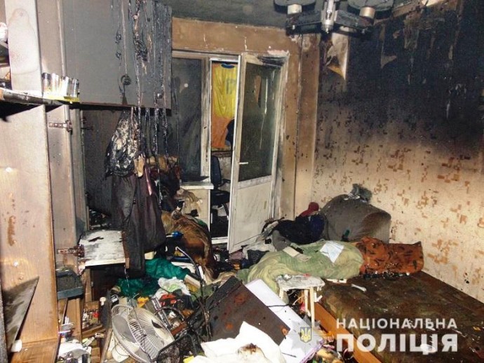 В Киеве мужчина поджег квартиру знакомого