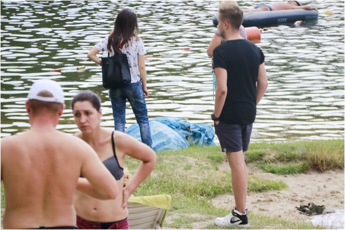 В Пуще-Водице, пытаясь переплыть пруд Горащиха,  утонул молодой человек
