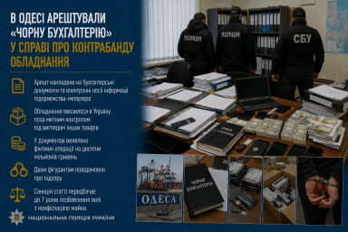 В Одесі арештували &laquo;чорну бухгалтерію&raquo; у справі про контрабанду обладнання