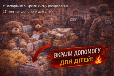 У Запоріжжі викрили схему розкрадання 17 млн грн допомоги для дітей