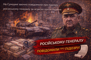 На Сумщині заочно повідомили про підозру російському генералу за агресію проти України