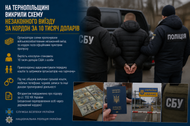На Тернопільщині викрили схему незаконного виїзду за кордон за 10 тисяч доларів На Тернопільщині викрили схему незаконного виїзду за кордон за 10 тисяч доларів