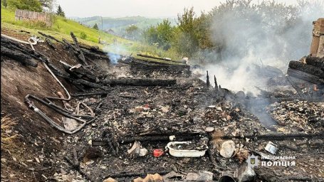 В Івано-Франківській області чоловік спалив хату співмешканки