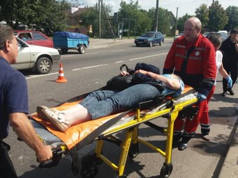 ДТП во Львове: пострадали две женщины. Появилось видео