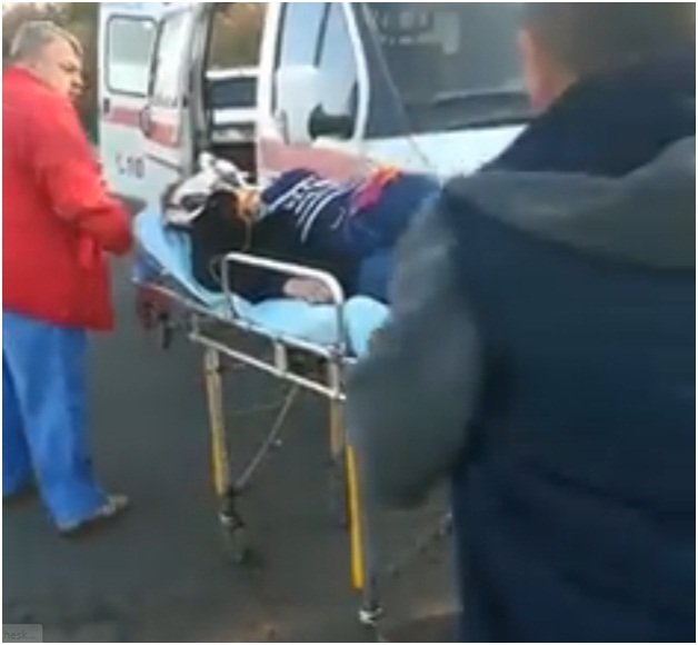 В Нерубайском под Одессой женщина выпала из движущегося автобуса. Появилось видео