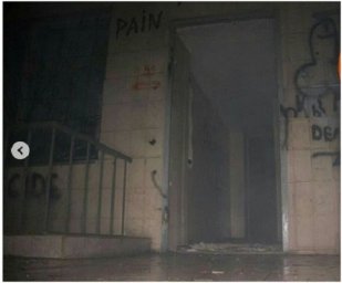В Киеве горело здание на территории больницы № 3