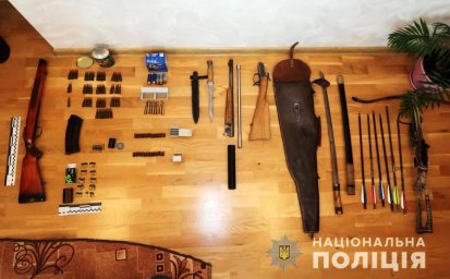 В Ивано-Франковской области у мужчины изъяли оружие и боеприпасы