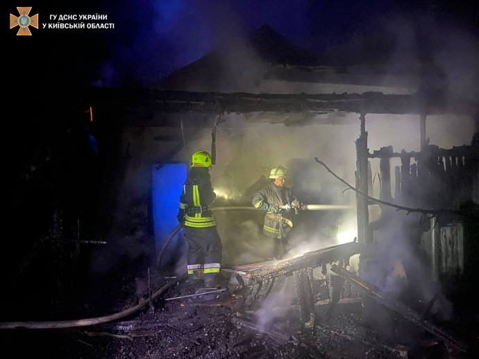 При пожаре в Боярке погиб мужчина