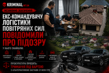 Екскомандувачу логістики Повітряних сил ЗСУ повідомили про підозру в незаконному збагаченні