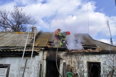 При пожаре в Днепропетровской области погиб пожилой мужчина