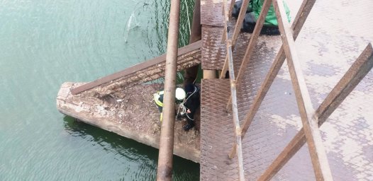 В Мариуполе рыбак упал в реку