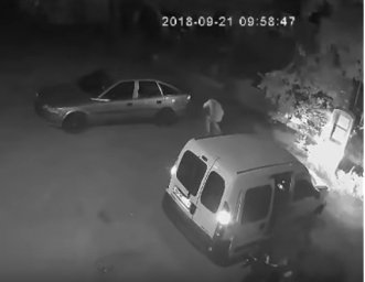 Появилось видео ограбления инкассаторов в Одессе