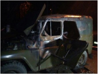 В Киеве в сгоревшем автомобиле обнаружен труп