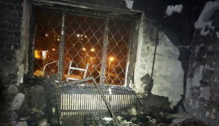При пожаре в Харькове эвакуировали 6 человек