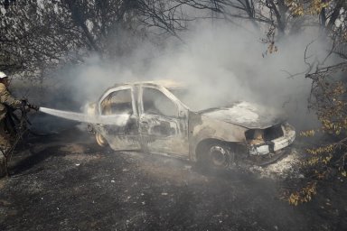 В Днепропетровской области обнаружен обгоревший труп