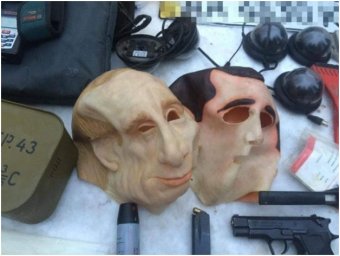В Киеве задержаны грабители, пользовавшиеся маской Путина