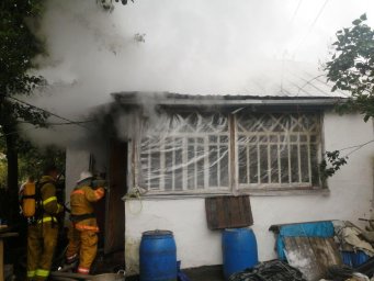 В Борисполе при пожаре погиб пожилой мужчина