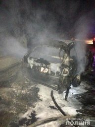 На Ивано-Франковщине в сгоревшем автомобиле обнаружен труп мужчины