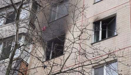 При пожаре в Одессе погибли два человека. Появилось видео