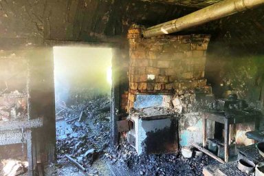 При пожаре в Черниговской области погиб мужчина