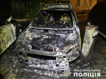 В Одессе горели три автомобиля