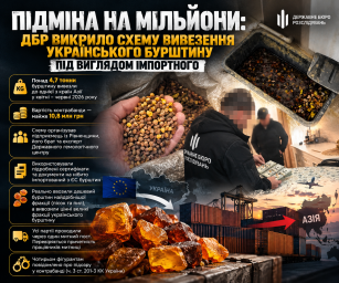Підміна на мільйони: ДБР викрило схему вивезення українського бурштину під виглядом імпортного Підміна на мільйони: ДБР викрило схему вивезення українського бурштину під виглядом імпортного