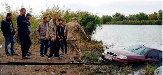 В Одесской области утонул Lanos с водителем