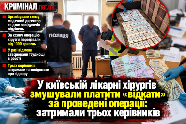 У київській лікарні хірургів змушували платити &laquo;відкати&raquo; за проведені операції: затримали трьох керівників