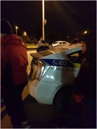 В Харькове автомобиль патрульной полиции сбил девушку-пешехода