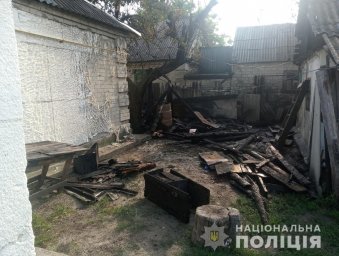 В Днепропетровской области мужчина совершил поджог