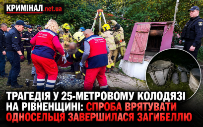Трагедія у 25-метровому колодязі на Рівненщині: спроба врятувати односельця завершилася загибеллю Трагедія у 25-метровому колодязі на Рівненщині: спроба врятувати односельця завершилася загибеллю