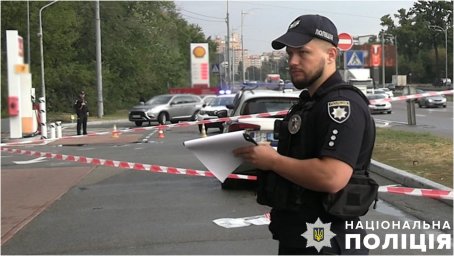 З’явилося відео затримання у Київі чоловіка підозрюваного у вбивстві на заправці