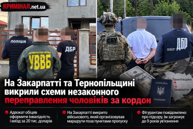 На Закарпатті та Тернопільщині викрили схеми незаконного переправлення чоловіків за кордон