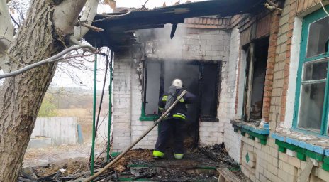 При пожаре в Кировоградской области погибли четыре человека