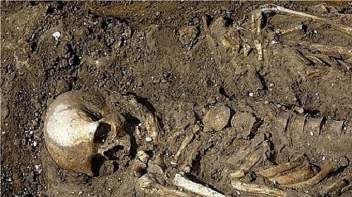 В Одессе был обнаружен человеческий скелет