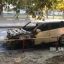 Ночью в Харькове сгорел автомобиль