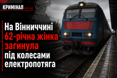 На Вінниччині 62-річна жінка загинула під колесами електропотяга