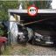 В Киевской области Range Rover с пьяным водителем таранил забор и гараж