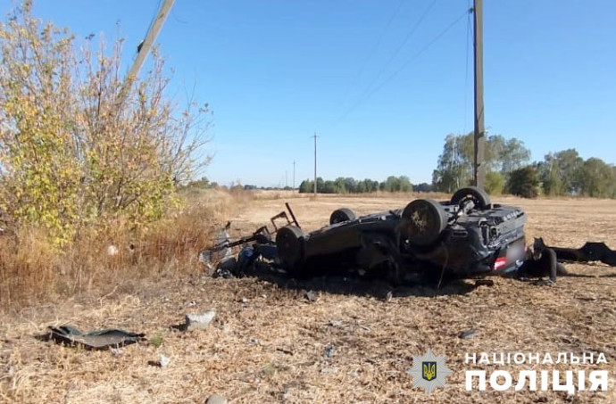 В автопригоді у Полтавській області постраждали двоє чоловіків