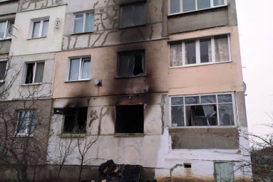 При пожаре в Купянске погибла пожилая женщина