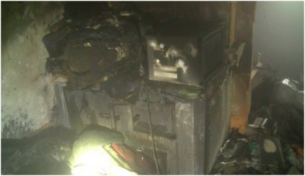 В Харькове в сгоревшем доме обнаружено тело мужчины