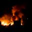 Пожар в Голосеевском районе Киева. Появилось видео