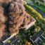 Масштабный пожар на предприятии в Харькове