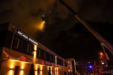 ​В Одессе горела двухэтажная гостиница с людьми