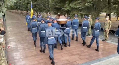 ​В Харькове прощаются с погибшим в авиакатастрофе курсантом