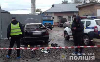 Во Львовской области подожгли авто одного из кандидатов